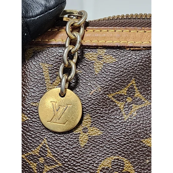 LOUIS VUITTON Monogram Palermo GM Shoulder Bag Brown/Beige - Picture 8 of 16
